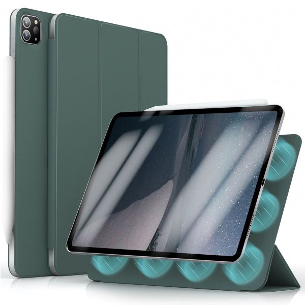 imoshion Magnetic Klapphülle für das iPad Pro 12.9 (2020/2021/2022) - Dunkelgrün