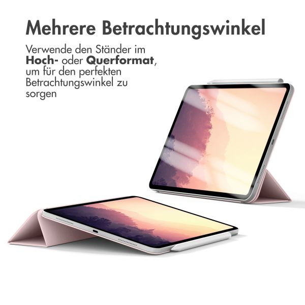 imoshion Magnetic Klapphülle für das iPad Air 11 Zoll (2024) M2 / Air 5 (2022) / Air 4 (2020) - Rosa