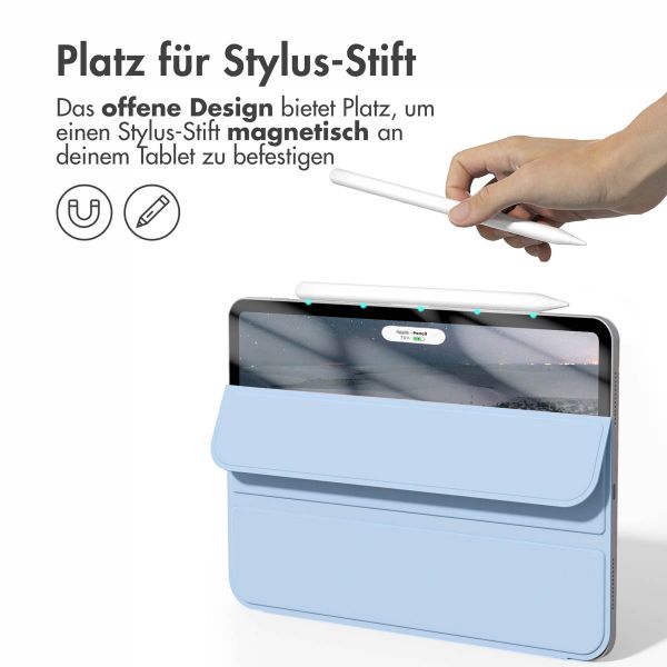 imoshion Magnetic Klapphülle für das iPad Pro 11 (2018/2020/2021/2022) - Hellblau