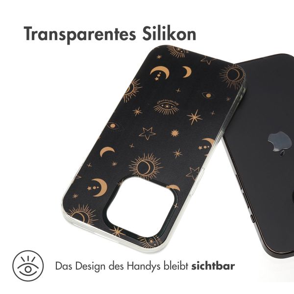 iMoshion Design Hülle für das iPhone 15 Pro - Sky Black