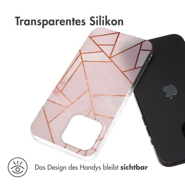 iMoshion Design Hülle für das iPhone 15 Pro Max - Pink Graphic