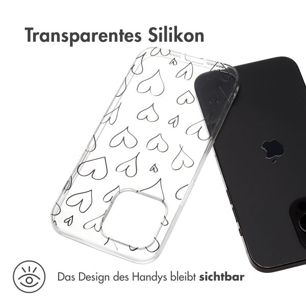 iMoshion Design Hülle für das iPhone 15 Pro Max - Hearts