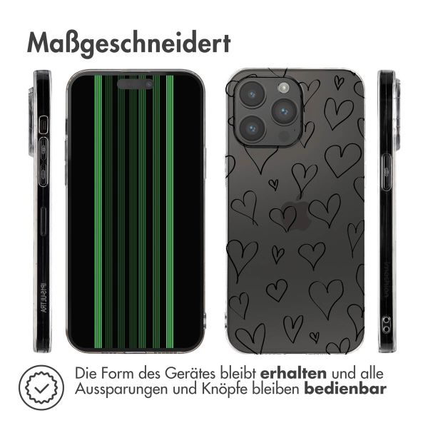iMoshion Design Hülle für das iPhone 15 Pro Max - Hearts