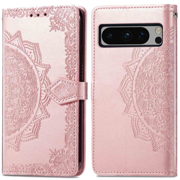 imoshion Mandala Klapphülle für das Google Pixel 8 Pro - Rose Gold