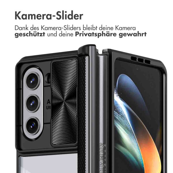 imoshion Back Cover mit Kameraschieber für das Samsung Galaxy Z Fold 5 - Schwarz