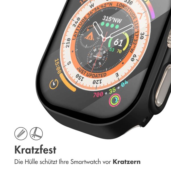 imoshion Full Cover Hard Case für das Apple Watch Ultra / Ultra 2 - 49 mm - Schwarz