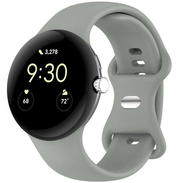 imoshion Silikonband für das Google Pixel Watch / Watch 2 - Größe L - Grau