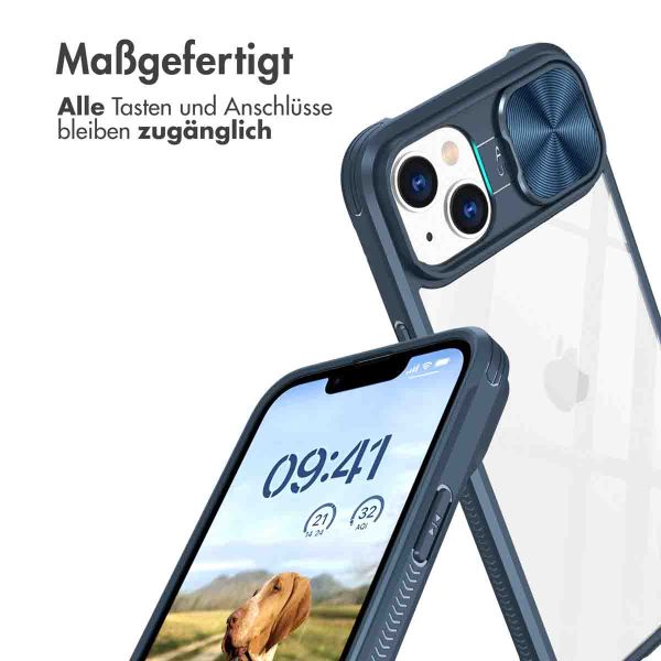 imoshion Back Cover mit Kameraschieber für das iPhone 13 - Dunkelblau