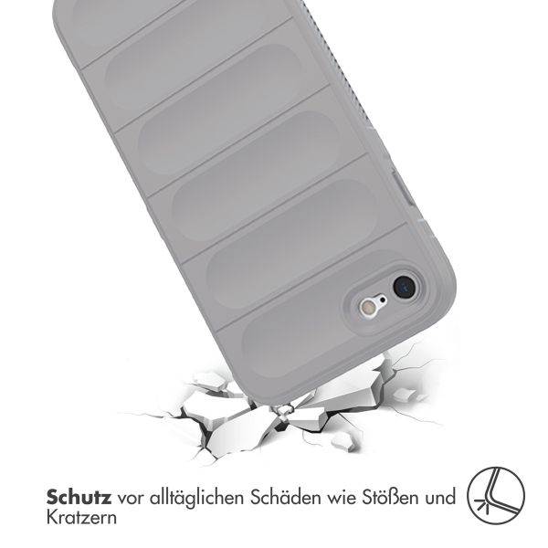 imoshion EasyGrip Back Cover für das iPhone SE (2022 / 2020) / 8 / 7 - Grau