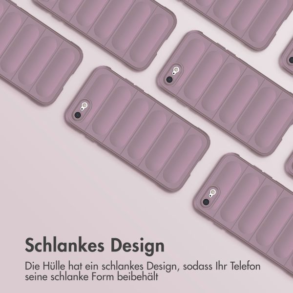 imoshion EasyGrip Back Cover für das iPhone SE (2022 / 2020) / 8 / 7 - Violett
