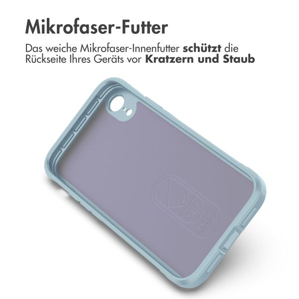 imoshion EasyGrip Back Cover für das iPhone Xr - Hellblau