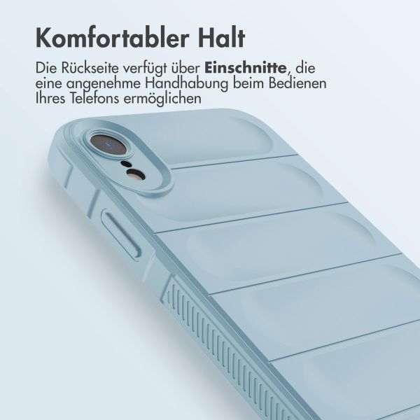 imoshion EasyGrip Back Cover für das iPhone Xr - Hellblau