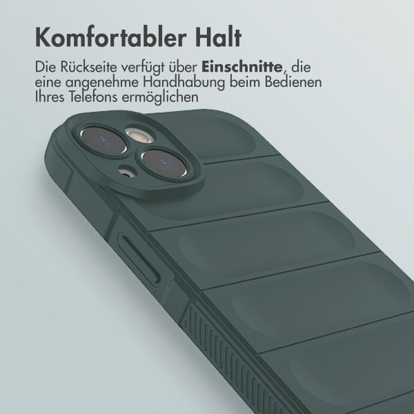 imoshion EasyGrip Back Cover für das iPhone 14 - Dunkelgrün