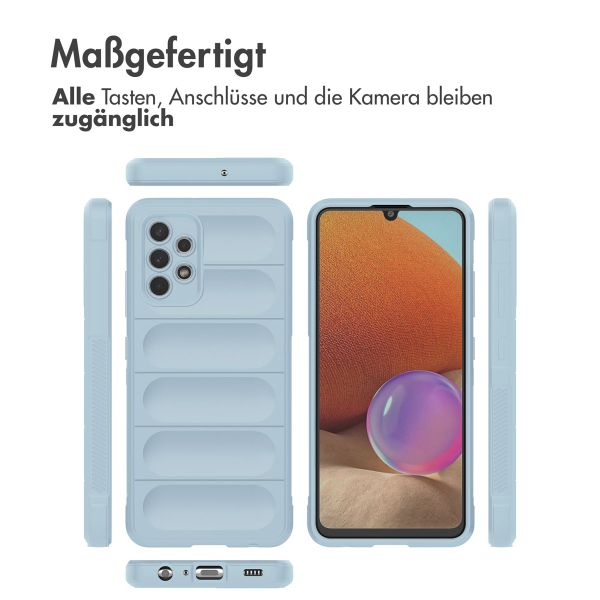 imoshion EasyGrip Back Cover für das Samsung Galaxy A32 (4G) - Hellblau