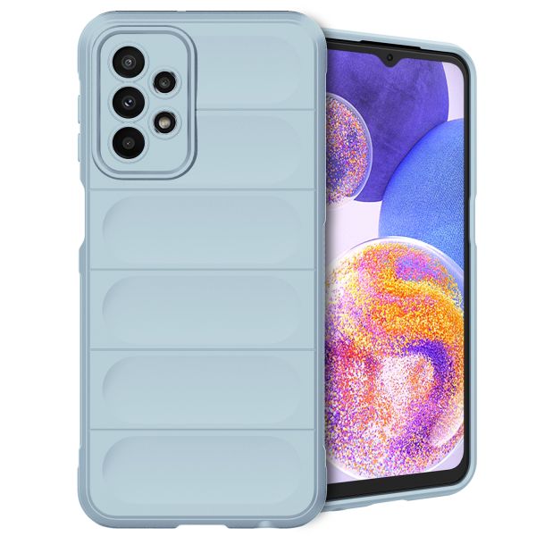 imoshion EasyGrip Back Cover für das Samsung Galaxy A23 (5G) - Hellblau