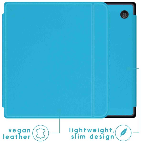 imoshion Slim Hard Case Sleepcover mit Stand für das Kobo Sage / Tolino Epos 3 - Hellblau