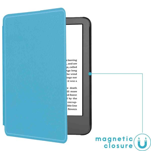 imoshion Slim Hard Case Sleepcover für das Amazon Kindle (2022) 11th gen - Hellblau