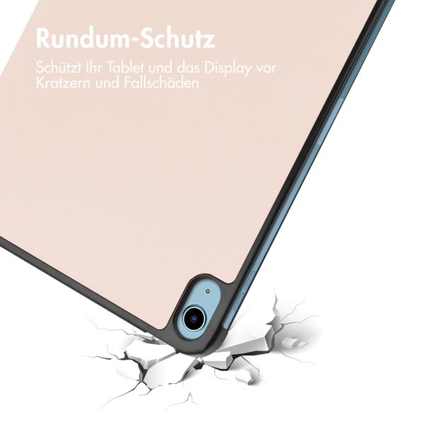 imoshion Trifold Klapphülle für das iPad 10 (2022) 10.9 Zoll - Beige