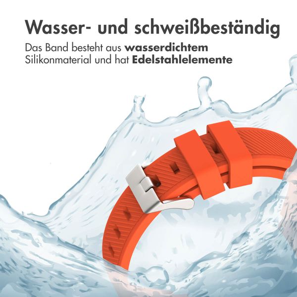 imoshion Flexibles Silikonarmband – Universeller 20-mm-Anschluss – Orange