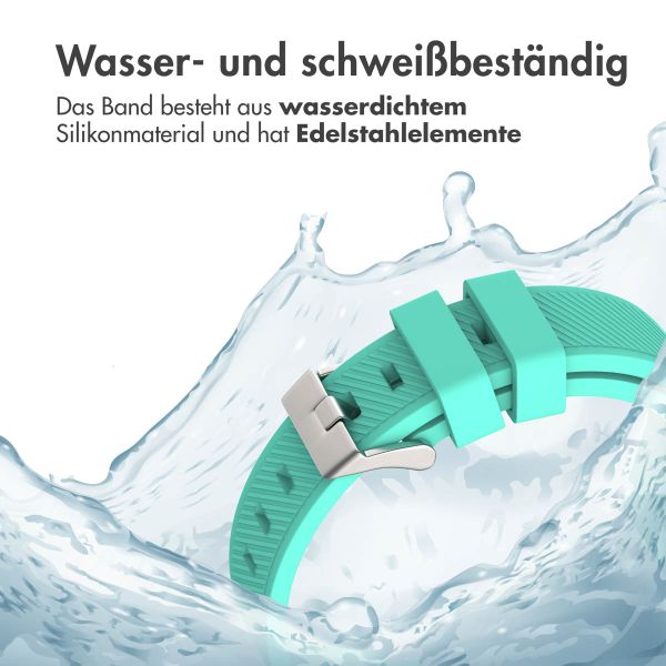 imoshion Flexibles Silikonarmband – Universeller 20-mm-Anschluss – Mintgrün