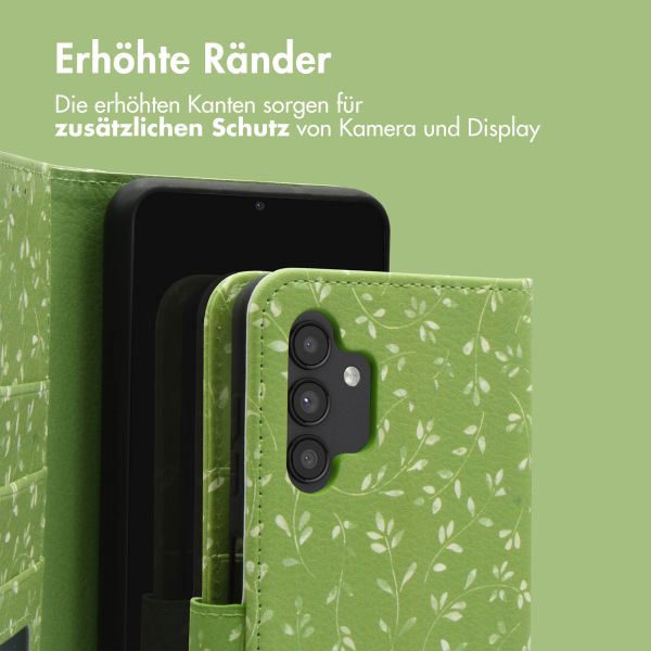 imoshion Design Klapphülle für das Samsung Galaxy A13 (5G) - Green Flowers