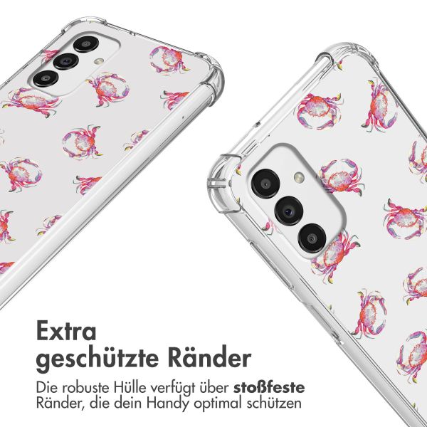 imoshion Design Hülle mit Band für das Samsung Galaxy A13 (5G) - Crab Watercolor