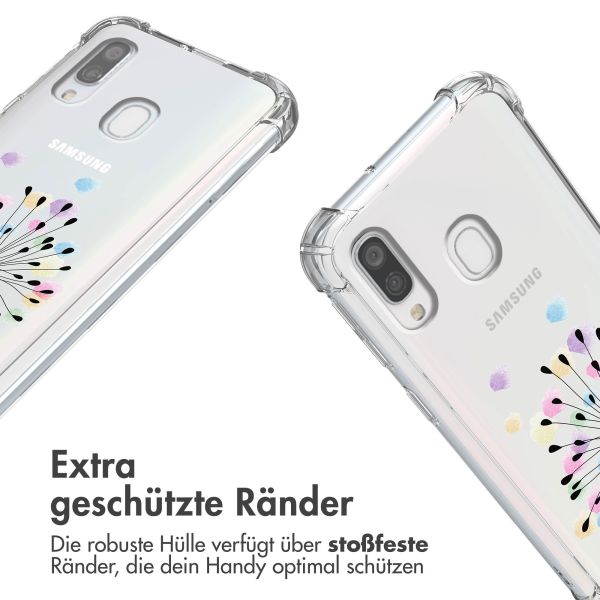 imoshion Design Hülle mit Band für das Samsung Galaxy A40 - Sandstone Dandelion