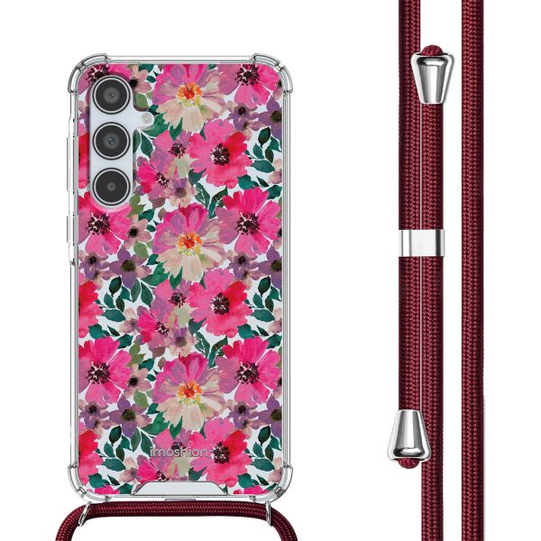 imoshion Design Hülle mit Band für das Samsung Galaxy A35 - Flower Water