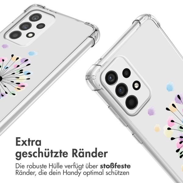 imoshion Design Hülle mit Band für das Samsung Galaxy A52(s) (5G/4G) - Sandstone Dandelion