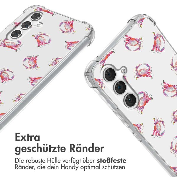 imoshion Design Hülle mit Band für das Samsung Galaxy A54 (5G) - Crab Watercolor