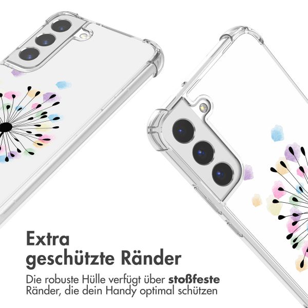 imoshion Design Hülle mit Band für das Samsung Galaxy S22 - Sandstone Dandelion