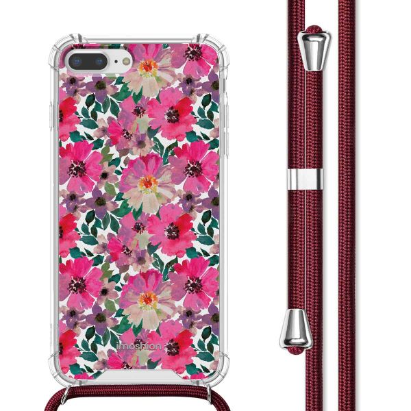 imoshion Design Hülle mit Band für das iPhone 8 Plus / 7 Plus - Flower Water