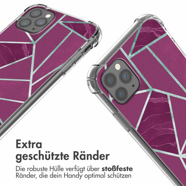 iMoshion Design Hülle mit Band für das iPhone 11 Pro Max - Bordeaux Graphic