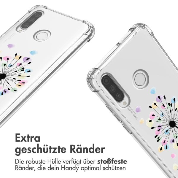 imoshion Design Hülle mit Band für das Huawei P30 Lite - Sandstone Dandelion