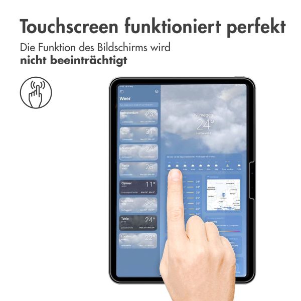iMoshion Displayschutz aus gehärtetem Glas für das iPad Pro 11 (2024) M4 - Transparent