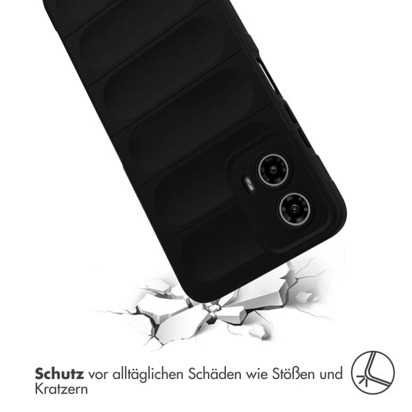 imoshion EasyGrip Back Cover für das Motorola Moto G34 - Schwarz