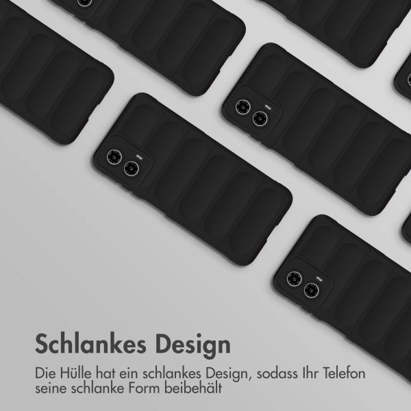 imoshion EasyGrip Back Cover für das Motorola Moto G34 - Schwarz