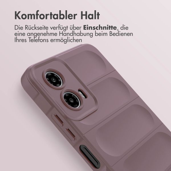 imoshion EasyGrip Back Cover für das Motorola Moto G34 - Violett