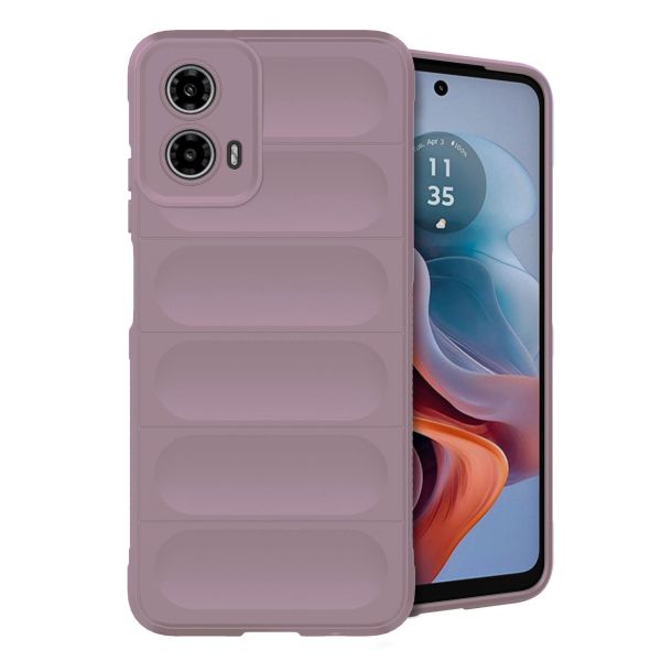 imoshion EasyGrip Back Cover für das Motorola Moto G34 - Violett