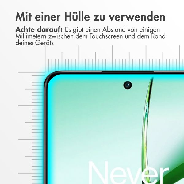 Accezz Screen Protector aus gehärtetem Glas für das OnePlus Nord CE 4 - Transparent
