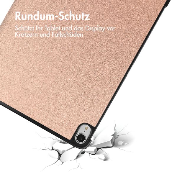 iMoshion Trifold Klapphülle für das iPad Air 13 inch (2024) M2 - Rose Gold