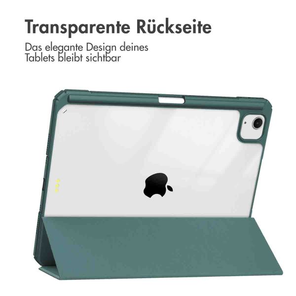 imoshion Trifold Hardcase Klapphülle für das iPad Air 13 Zoll (2024) M2 - Grün