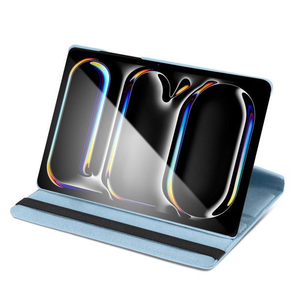 iMoshion 360° drehbare Klapphülle für das iPad Pro 13 (2024) M4 - Hellblau