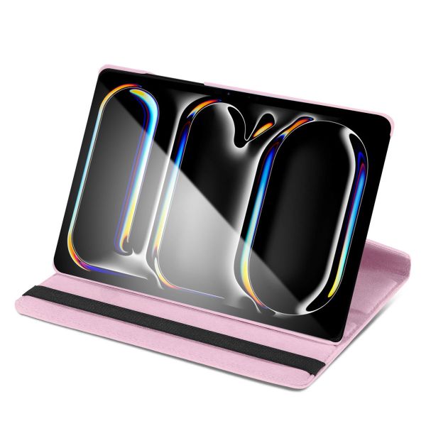 iMoshion 360° drehbare Klapphülle für das iPad Pro 11 (2024) M4 - Rosa