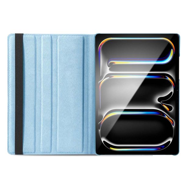 iMoshion 360° drehbare Klapphülle für das iPad Pro 11 (2024) M4 - Hellblau