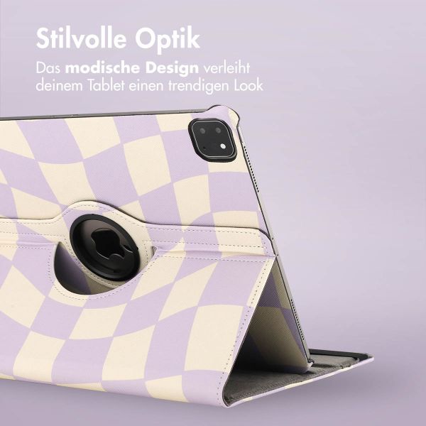 imoshion 360° drehbare Design Klapphülle für das iPad Pro 13 (2024) M4 - Dancing Cubes