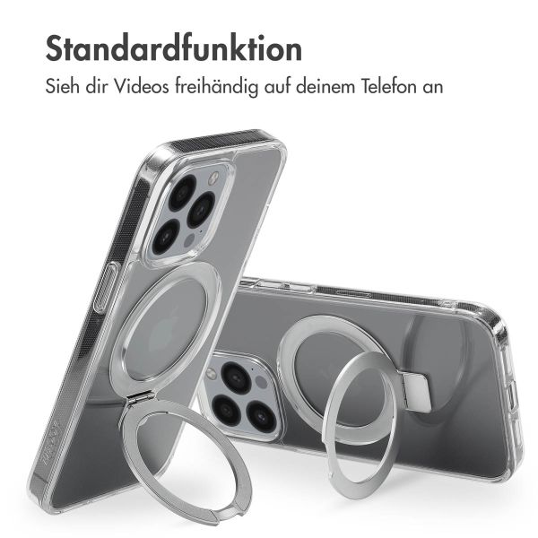 Accezz Ring Stand Backcover mit MagSafe für das iPhone 13 Pro - Transparent