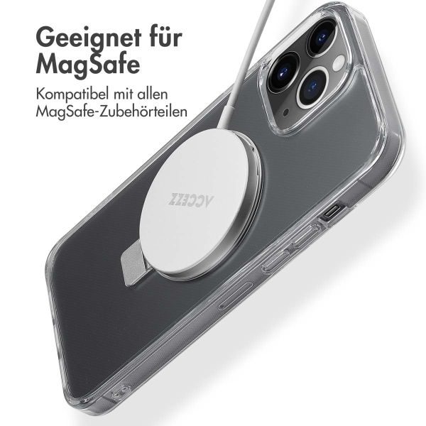 Accezz Ring Stand Backcover mit MagSafe für das iPhone 13 Pro Max - Transparent