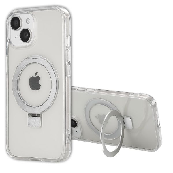 Accezz Ring Stand Backcover mit MagSafe für das iPhone 15 - Transparent