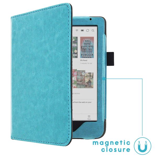 imoshion Vegan Leather Klapphülle für das Kobo Clara Colour / Kobo Clara BW - Hellblau